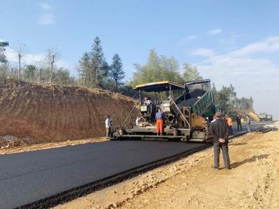 团山村到高铁南站道路即将完工