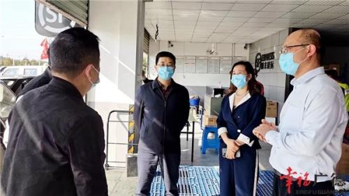 钱会督查疫情防控工作