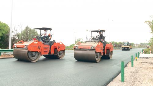 G235界祠段灾毁恢复重建项目将于本月底完成主体工程
