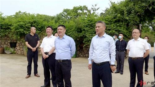 宿松县党政代表团来广考察 周其红陪同