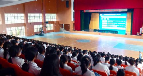 国防教育宣讲活动走进广德第三中学