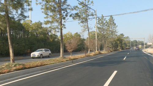 光藻路（城区段）提升改造工程主体完工通车