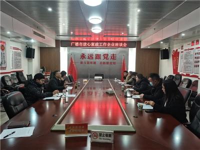 广德市召开“放心家政”工作座谈会