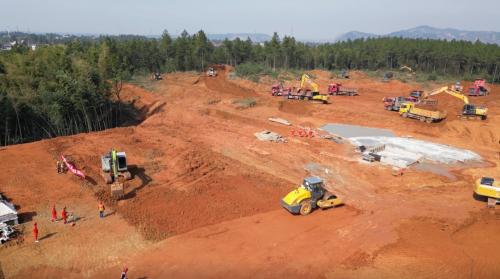 G50沪渝高速公路改扩建工程广德段建设加速推进