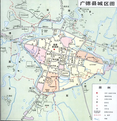 广德县城区图