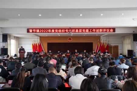 誓节镇召开党组织书记抓基层党建工作述职评议暨2022年度表彰大会