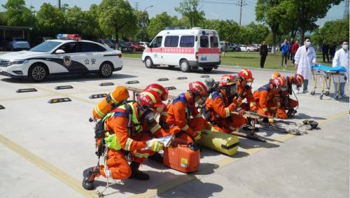 市经开区组织开展2023年度有限空间事故应急救援演练